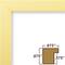 Craig Frames Confetti Custard Yellow Picture Frame
